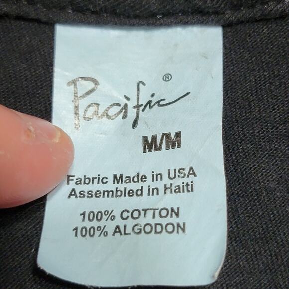 Pacific Black Unisex Tee "Panic! At The Disco Turn Up The Crazy" - Size Medium - Picture 4 of 4